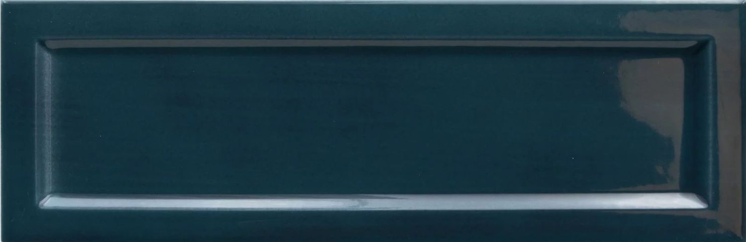 Equipe Island Настенная керамическая плитка Frame Slate Blue 6.5x20 глазурованный глянцевый