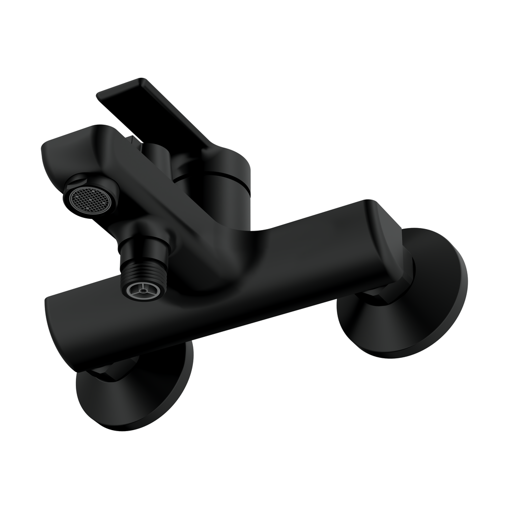 Смеситель для ванны VIBE с лейкой черный