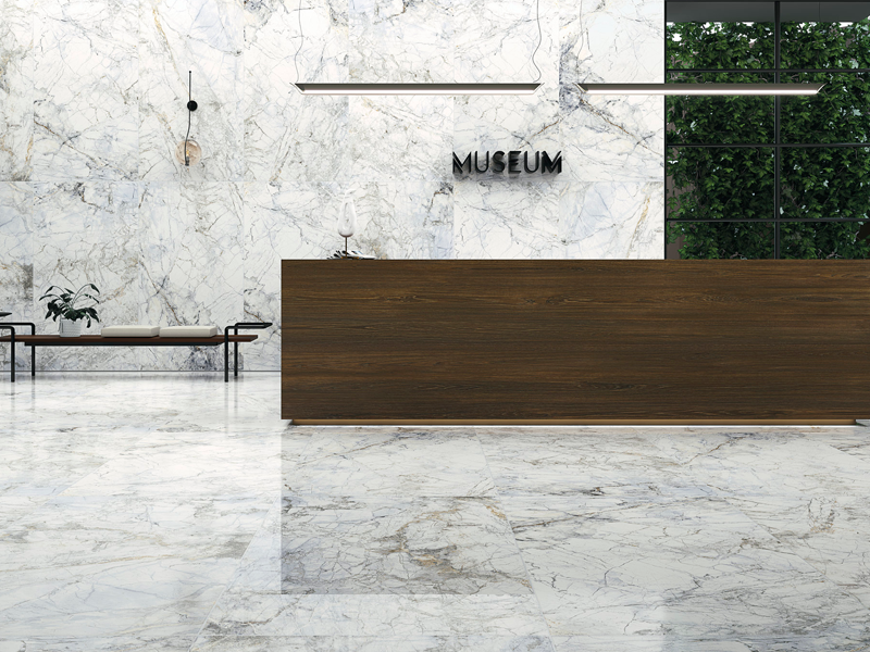 Гранит керамический SUPREME White NT/60X120/R 60х120х0,9 см