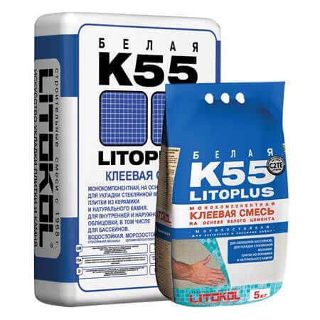 Клей плиточный Litokol Litoplus K55, 25 кг