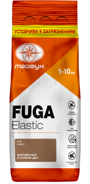 Фуга "Тайфун Elastic" какао, №210, меш. 2кг