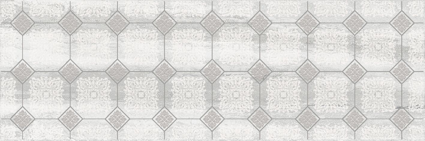 Glossy Декор серый 20х60