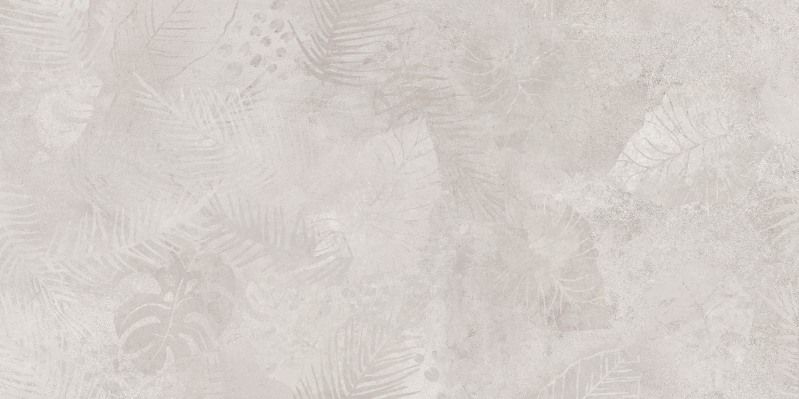 Керамогранит Meissen Keramik State листья серый ректификат 44,8x89,8 A16885