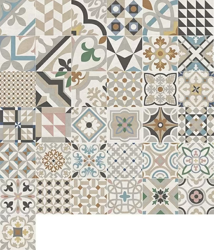 Керамогранит Design Mix 3 GP2020DMX11 New Trend 20х20 пэчворк