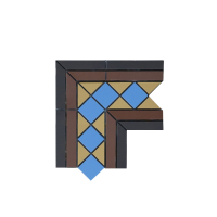 Пушкин угловой элемент горчичный (015/006/012/013) 20.8*20.8*16, Keramark