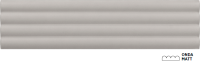 Плитка керамическая настенная 28527 COSTA NOVA ONDA Grey Matt 5x20 см (Equipe)