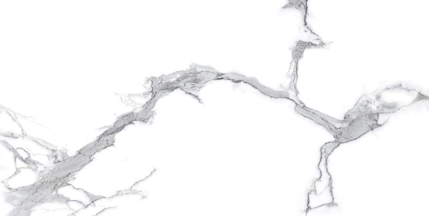 Statuario Crown Керамогранит белый 60x120 сатинированный