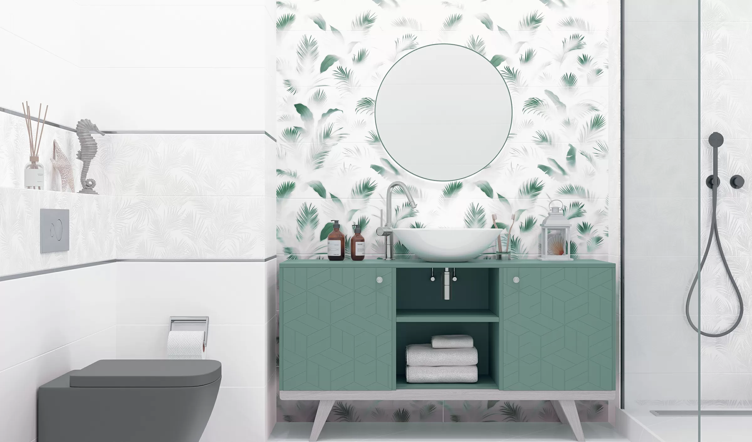 Плитка настенная Exotic White WT15EXI00R 24.6х74 Delacora