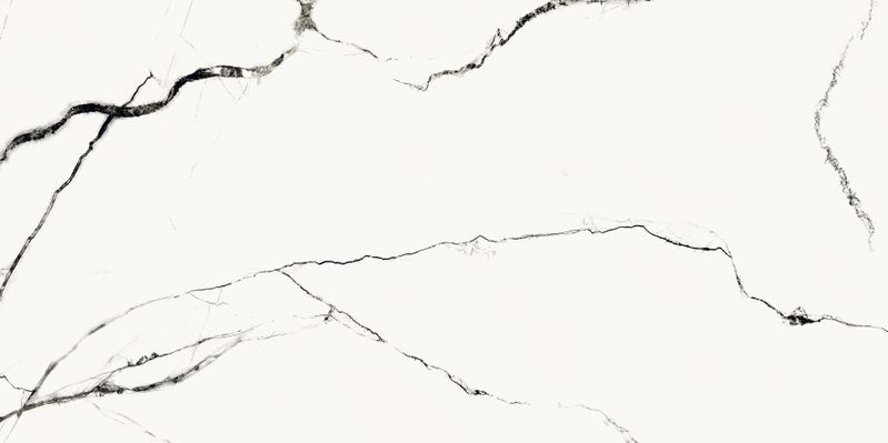 Керамогранит Meissen Keramik Eternal полированный белый ректификат 59,8x119,8 A16455