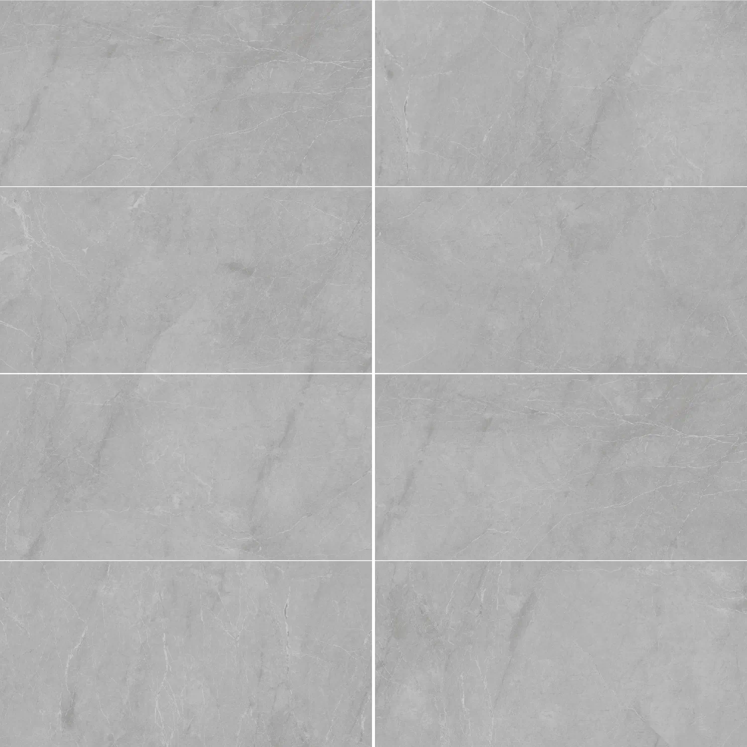 Керамогранит Barcelona Light Grey Matt 5мм 60x120 (Staro Slim, Индия) - тонкий крупноформатный керамогранит под мрамор, камень.