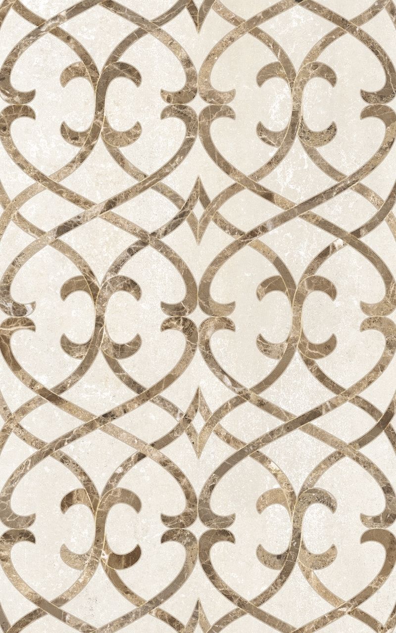 Глория беж декор 01 ((Unitile Life)