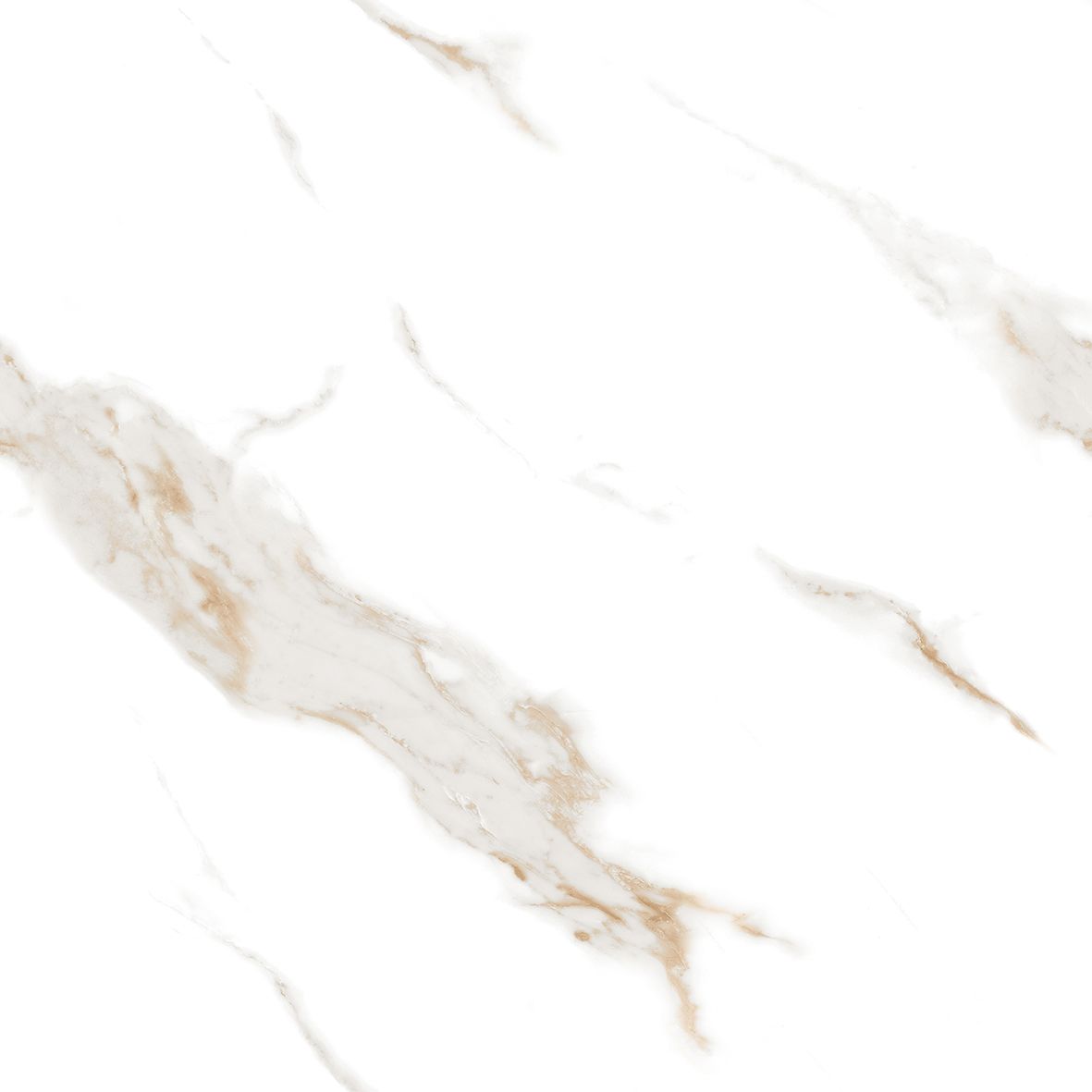 Calacatta Sharp Gold Керамогранит белый 80х80 Полированный