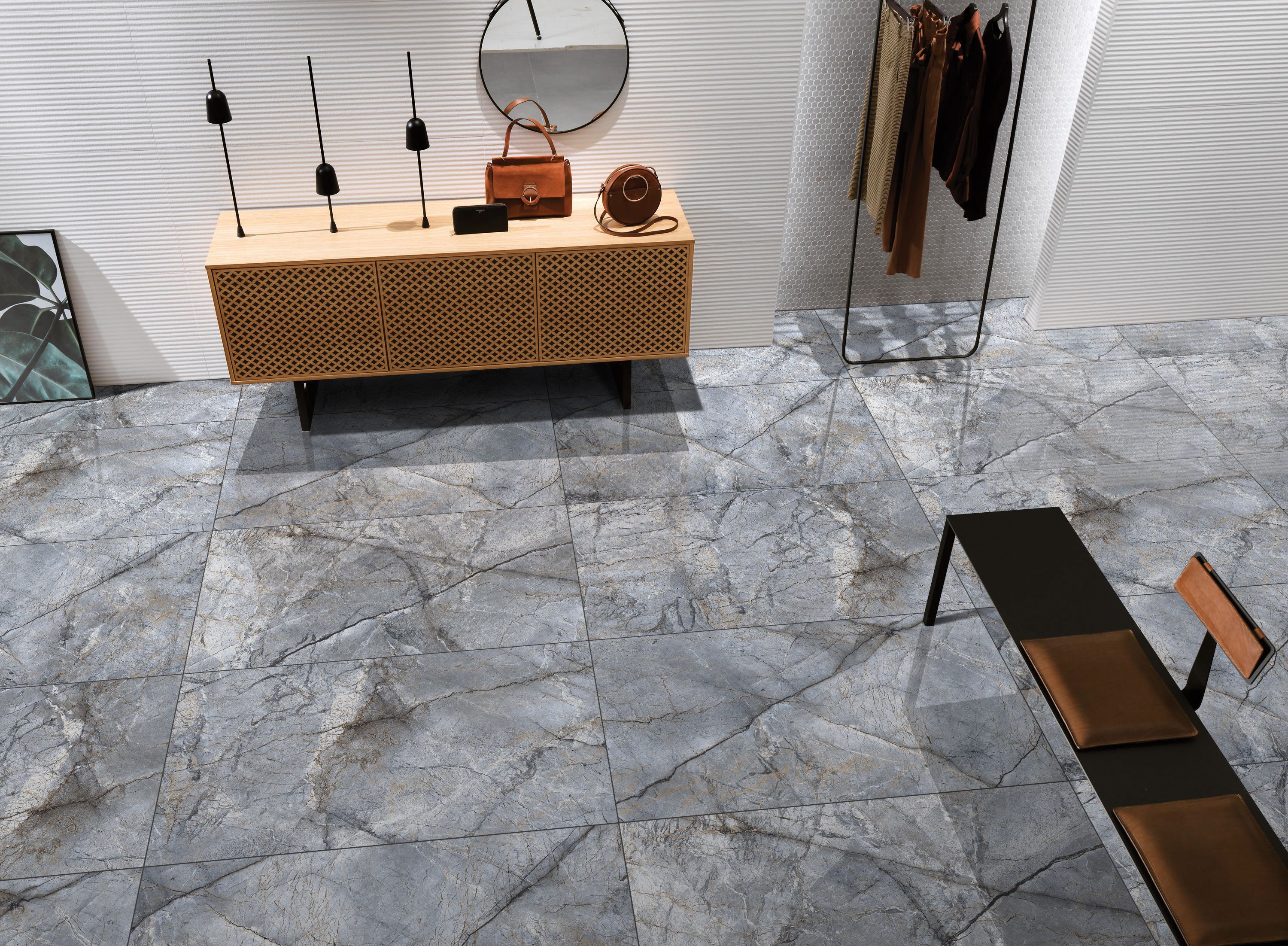 CR204 Керамогранит Fiji Grey 60*120см carving 1,44м2