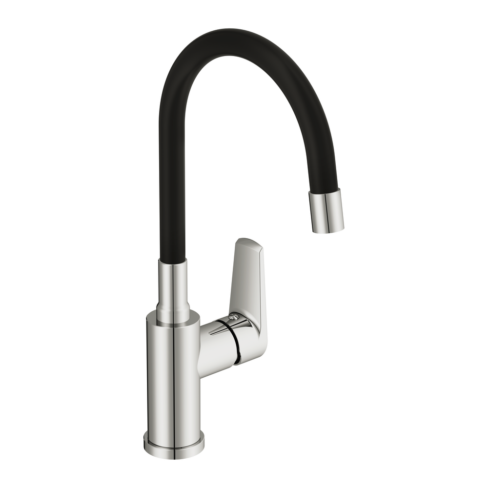 Смеситель для кухни MODUO с гибким изливом хром