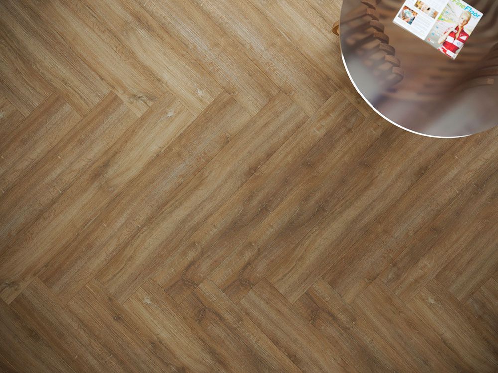 Кварц-виниловая плитка Fine Floor 1800 Gear Ассен FF-1806