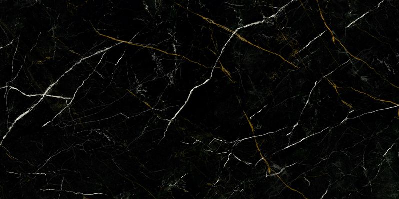 Керамогранит Meissen Keramik Royal Black черный полированный ректификат 59,8x119,8 RBL-GGP234