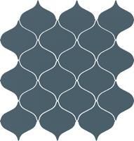 Мозаика декорация Meissen Keramik Ocean Romance сатинированный морская волна 28,1x29,3 ONR-WIN131