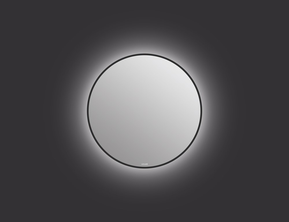 Зеркало ECLIPSE smart 60x60 в черной рамке