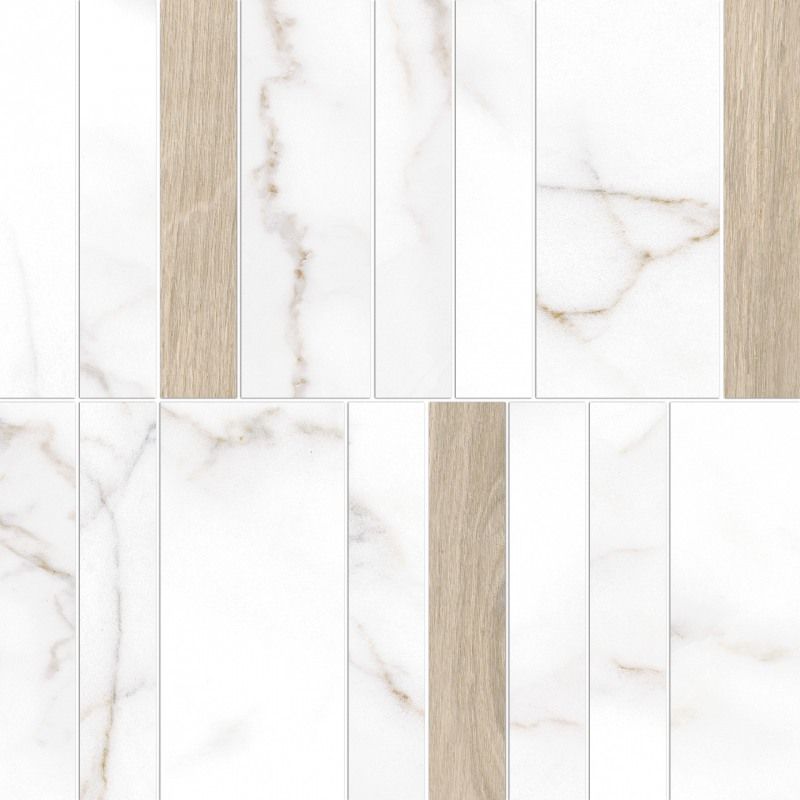 Мозаика на сетке универсальная Meissen Keramik Wonder многоцветный 29,8x29,8 A16920