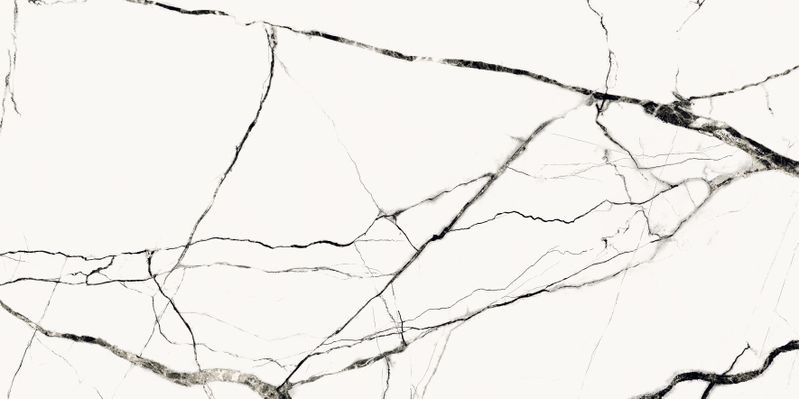 Керамогранит Meissen Keramik Eternal полированный белый ректификат 59,8x119,8 A16455