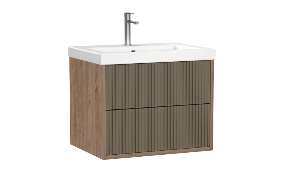 Тумба CLASSIC RIBBLE 60 коричневый (Cersanit)