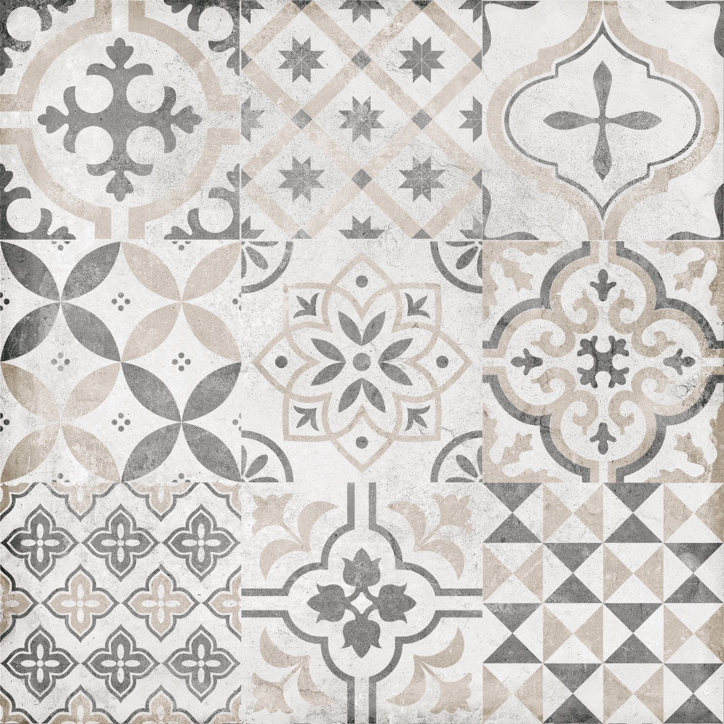 LB Ceramics Керамогранит Цемент Стайл 7246-0005 (ст. арт. 6046-0359) 45x45 орнамент