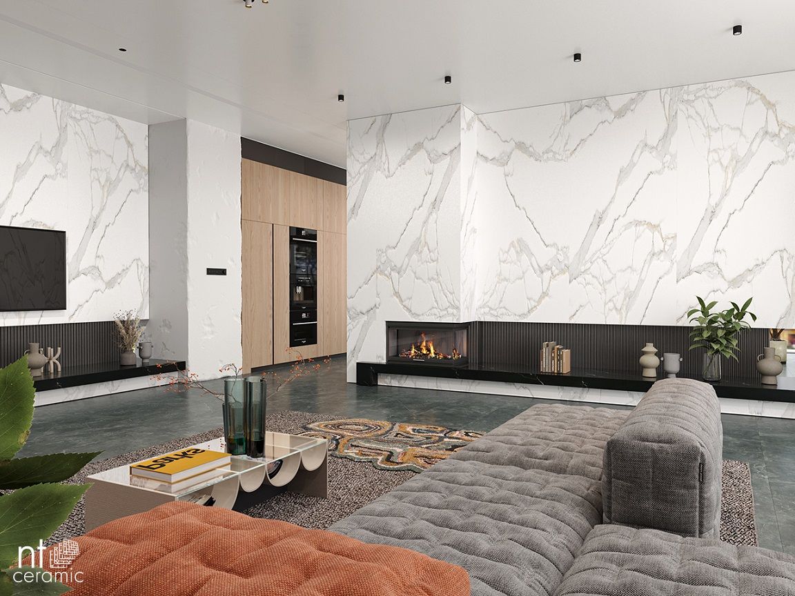 Керамогранит NTT3603C Calacatta Empire 120x280