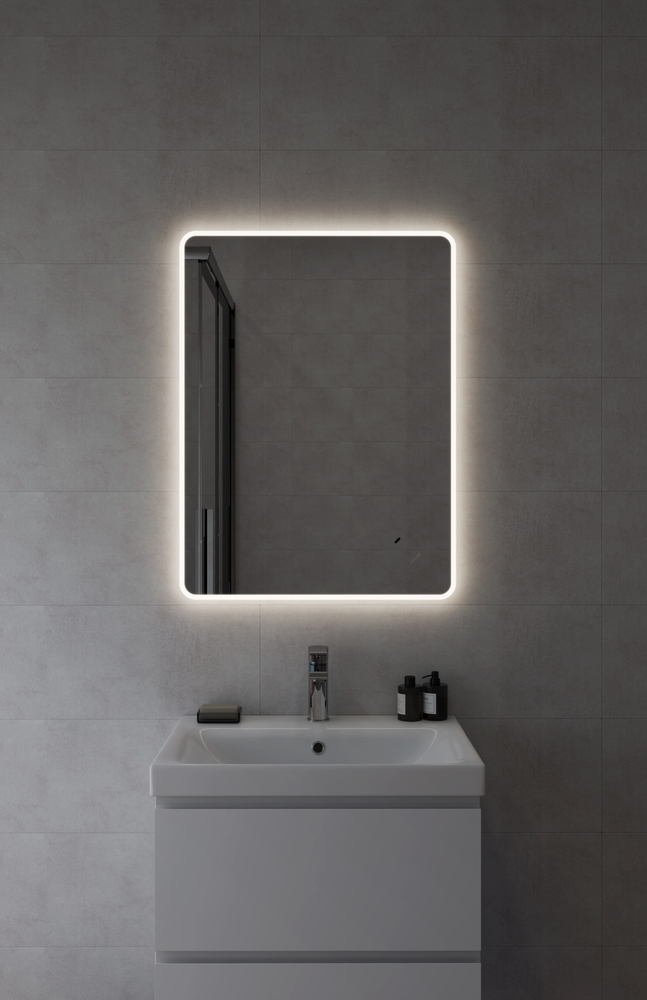 Зеркало ECLIPSE Fusion 60x80 с подсветкой прямоугольное