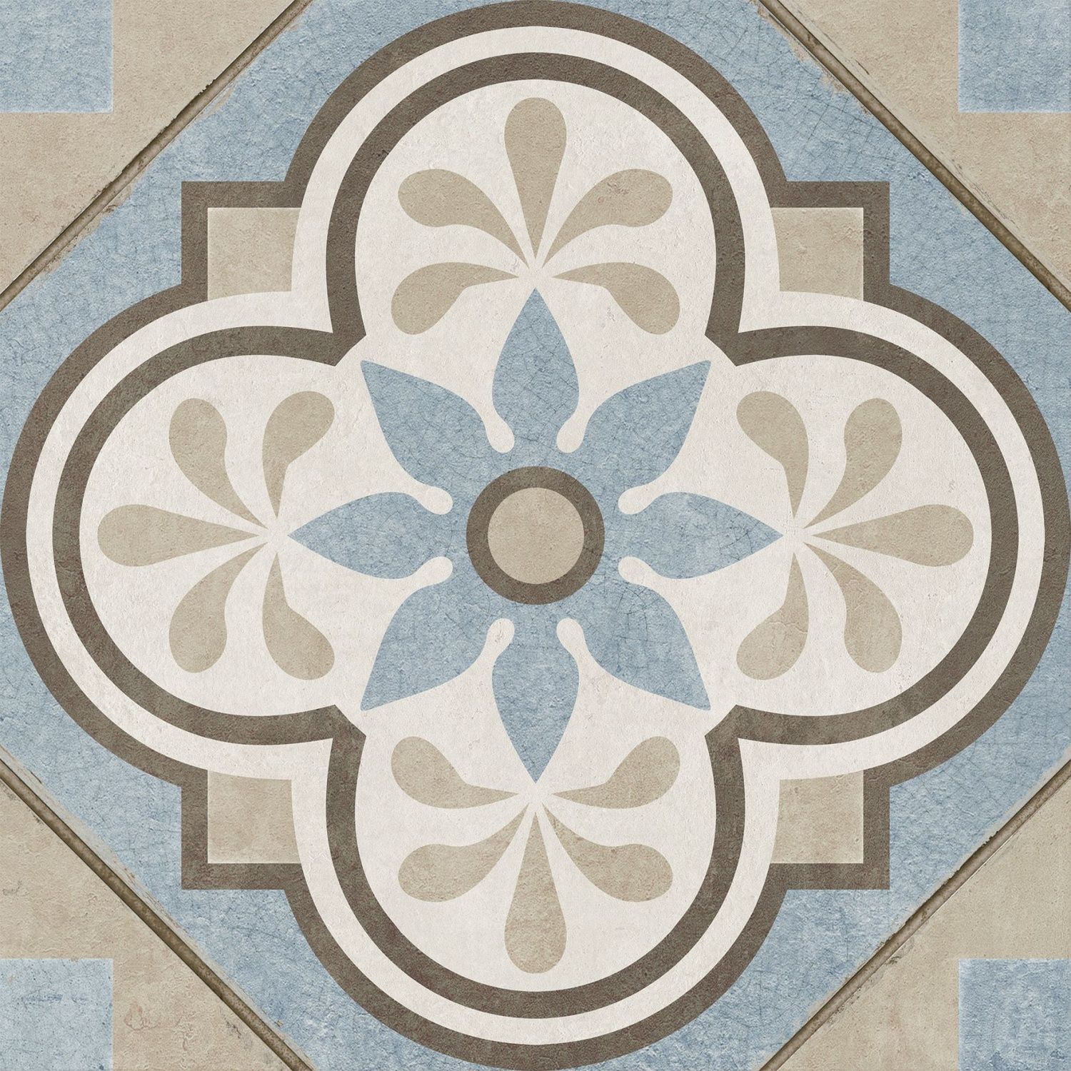 Керамогранит Cersanit Daisy пэчворк многоцветный  рельеф  29,8x29,8 A16067