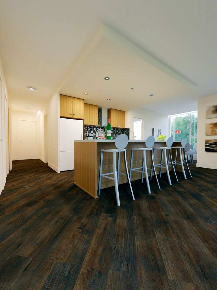 Кварц-виниловая плитка Fine Floor Light Дуб Берген FF-1372