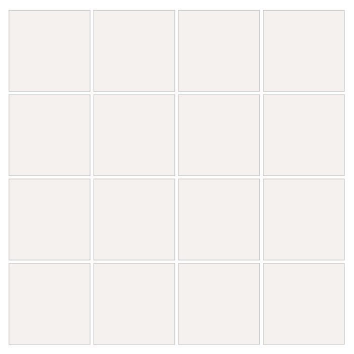 Фальш-квадрат плитка-модуль белый (001) 60*60, Keramark