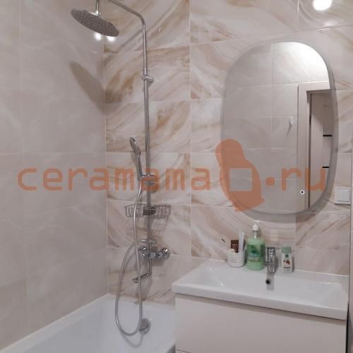 Готовое решение ванной комнаты с плиткой Venice бренда New Trend