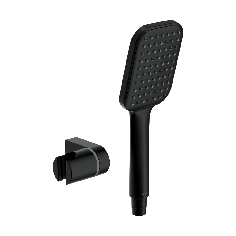 Смеситель для ванны CITY с лейкой черный