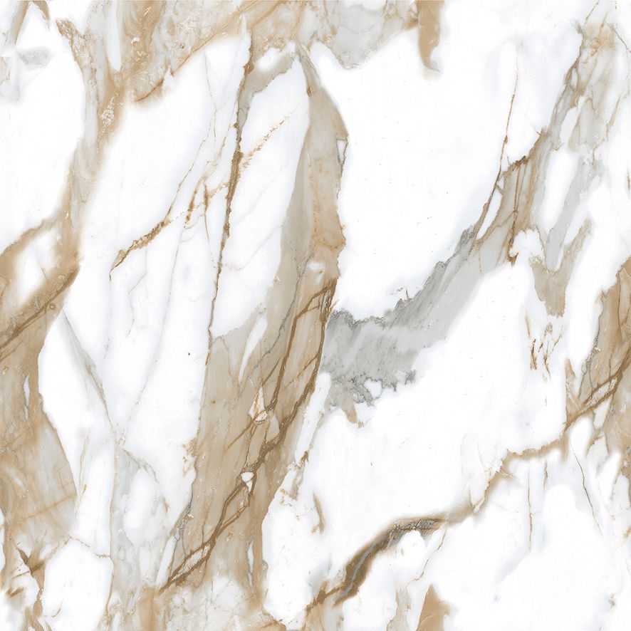 Calacatta Fairy Gold Керамогранит бежевый 60х60 Полированный