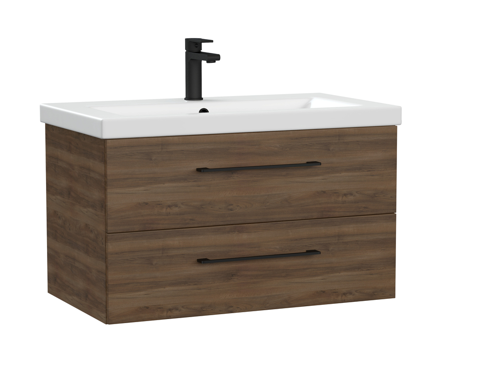 Тумба LARA 80 орех табак (Cersanit)