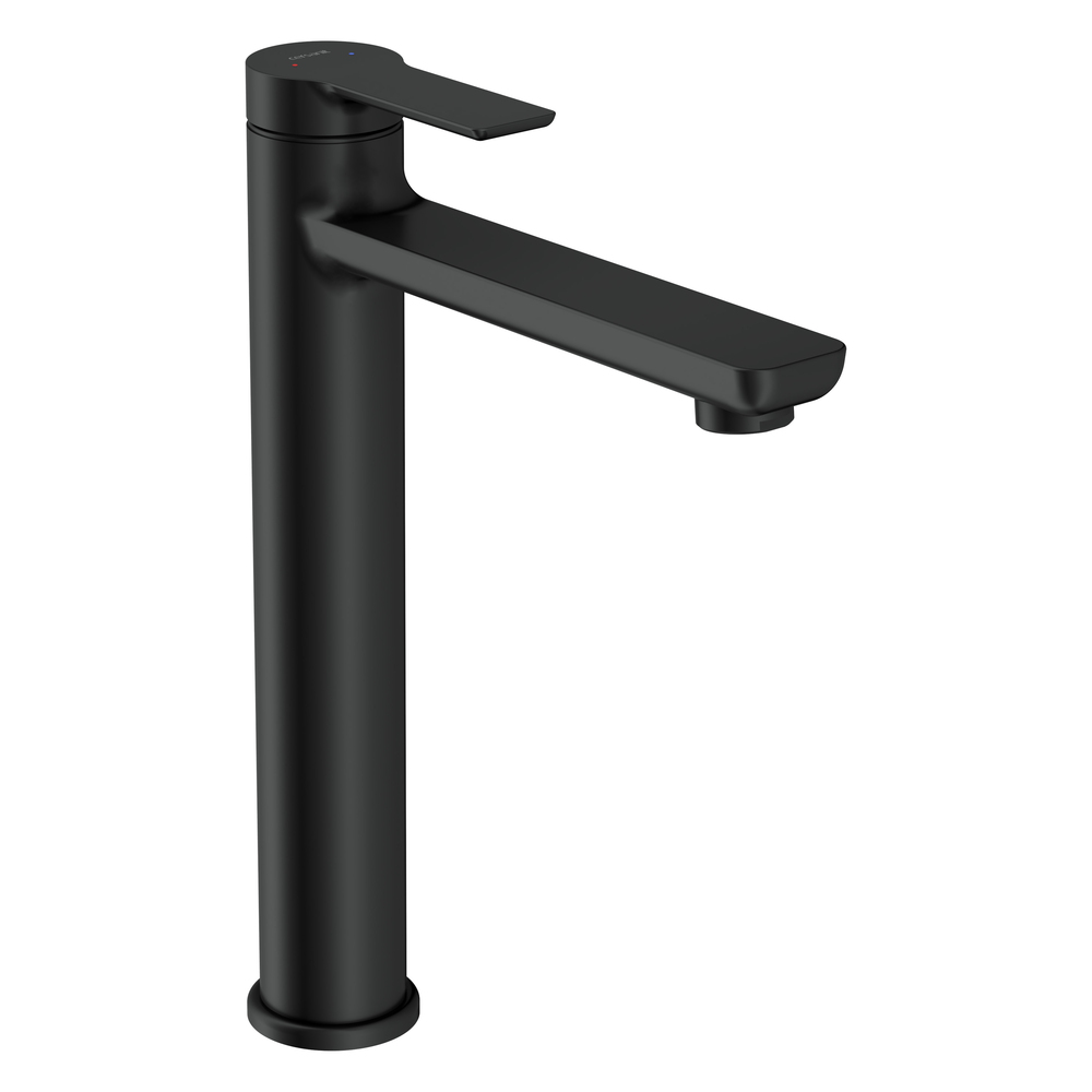 Смеситель для раковины высокий VIBE черный