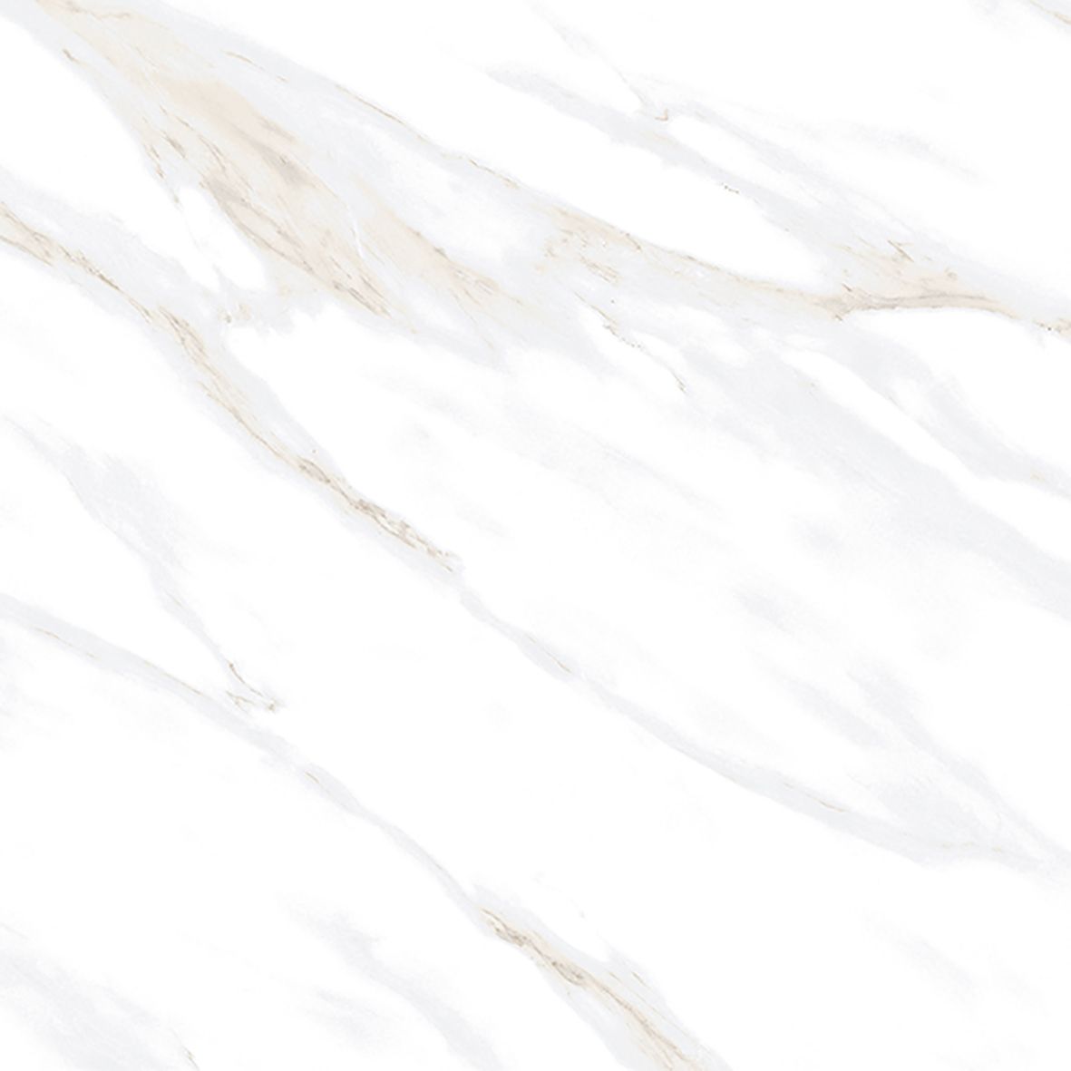 Calacatta Clarity Gold Керамогранит белый 80х80 Полированный