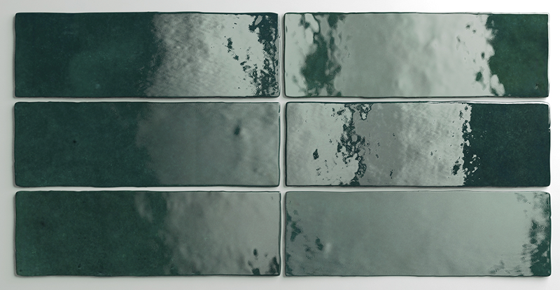 Плитка керамическая настенная 24471 ARTISAN Moss Green 6,5х20 см (коробка 38 шт.) Equipe Ceramicas