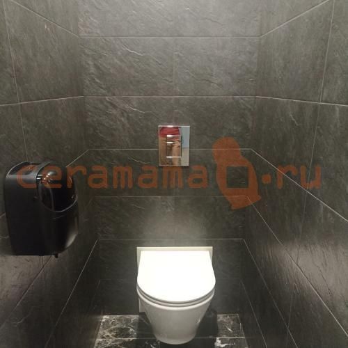 Готовое решение санузла с плиткой  Grafito бренда Delacora