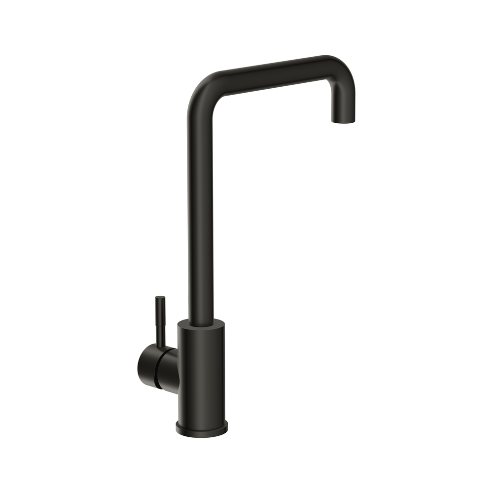 Смеситель для кухни COMO с п-образным изливом черный