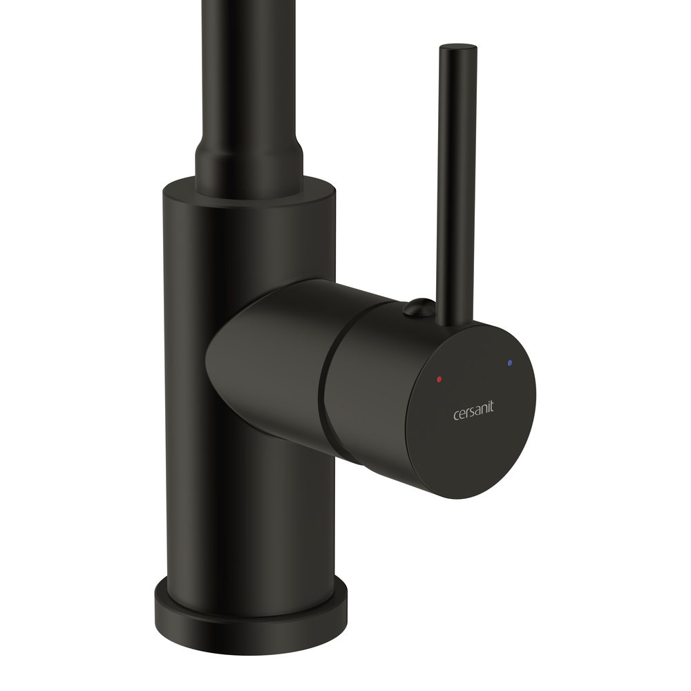 Смеситель для кухни MELAR с гибким изливом черный