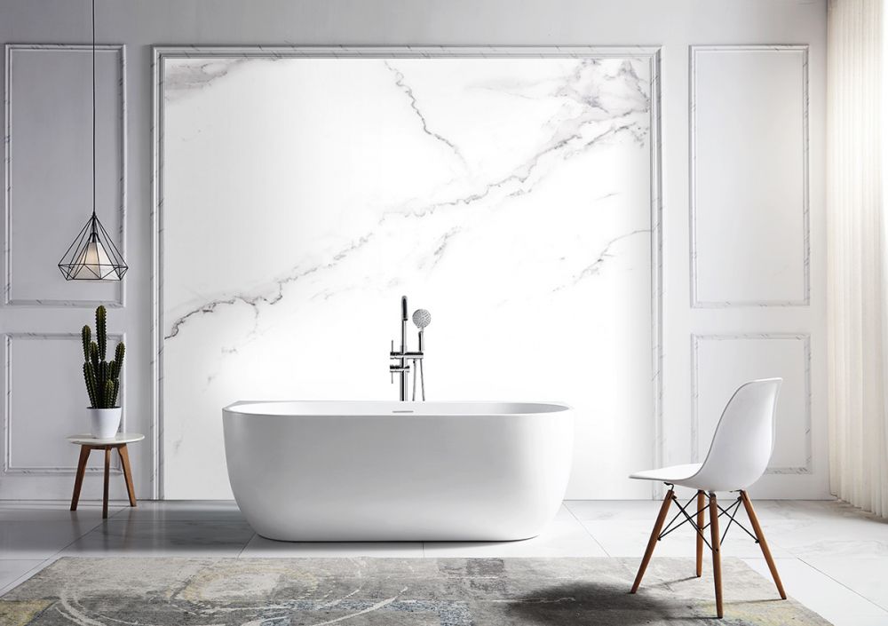 Акриловая ванна ABBER AB9316 белая