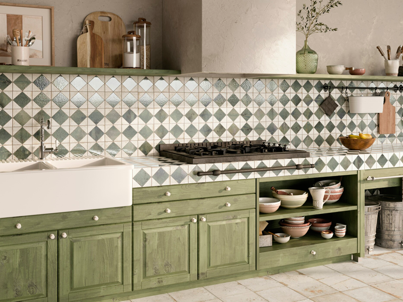 Плитка керамическая FS ARLES GREEN LT 33x33x0,95 см