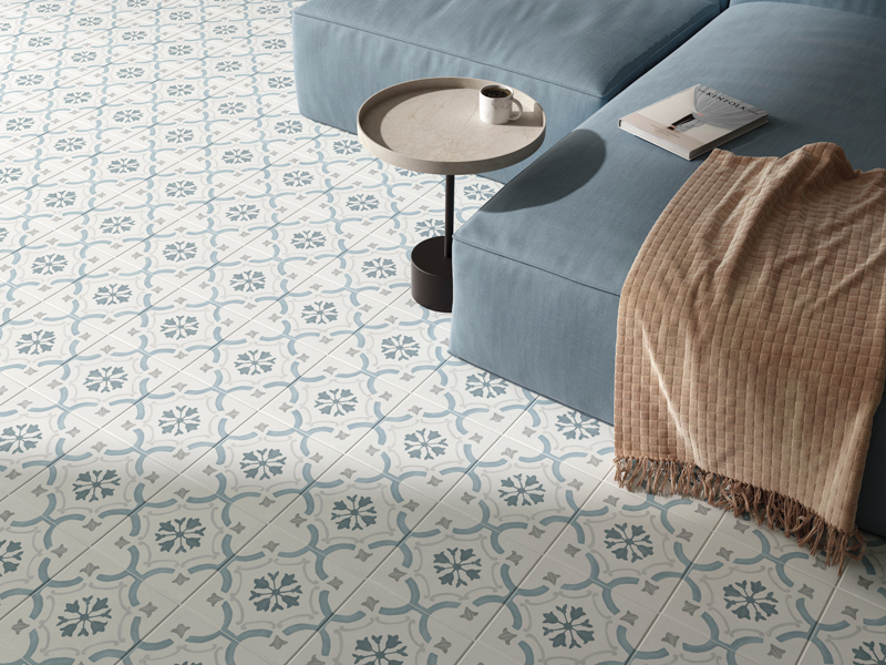 Гранит керамический 36157 SIROCCO GREEN PETALS 22,3х22,3х0,9 см