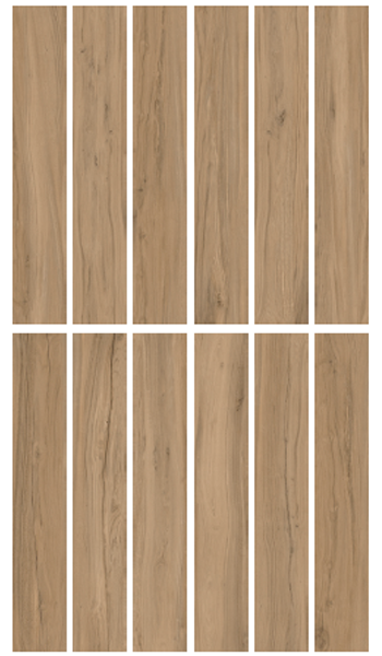 Гранит керамический K-2102/SR ALLEYA Brown 20х120х1 см