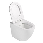 Унитаз ABBER Bequem AC1111 приставной белый, безободковый-7