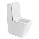 Унитаз ABBER Rechteck AC1210TMW компакт белый матовый, безободковый, смыв торнадо-7