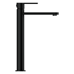 Смеситель для раковины высокий OLIVA черный-3