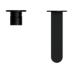 Смеситель для раковины OLIVA встраиваемый однорычажный черный-6