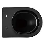 Унитаз ABBER Bequem AC1103MB подвесной черный матовый, безободковый-3